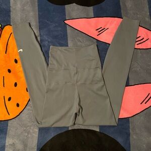 nike grey high-waisted leggings